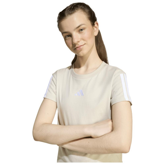 Adidas Παιδική κοντομάνικη μπλούζα Essentials 3-Stripes Cotton Tee Adidas Παιδική κοντομάνικη μπλούζα Essentials 3-Stripes Cotton Tee